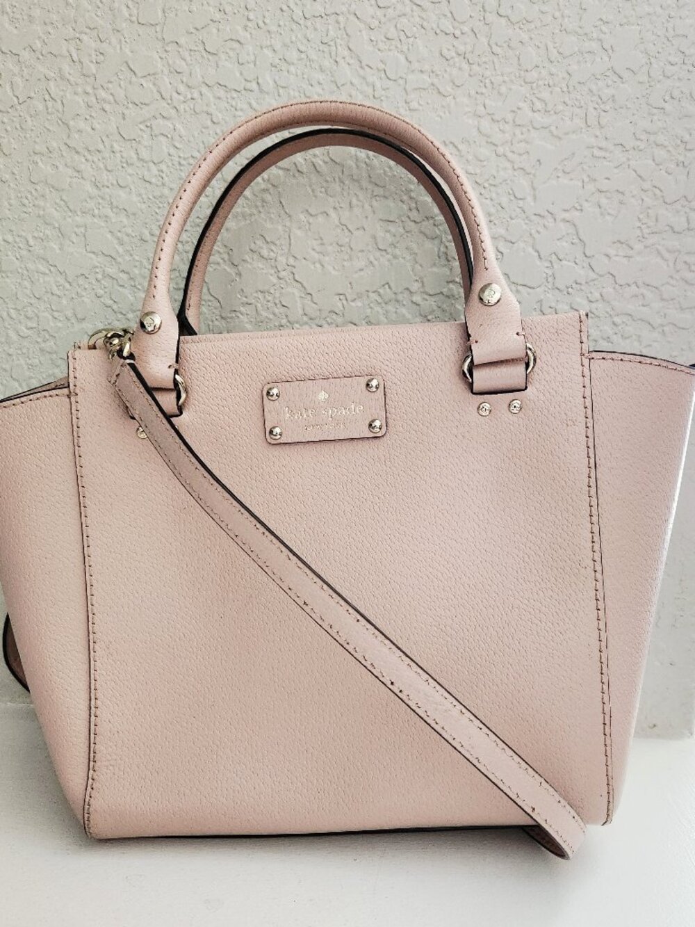 Kate Spade NY Pink Leather 2/Way Shoulder Bag Purse